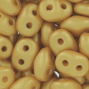 SuperDuo 2,5x5 mm Apricot Metallic Mat x10g