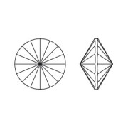 Cabujón Swarovski 1122 Rivoli 14 mm Esmeralda Custom Pastel x1