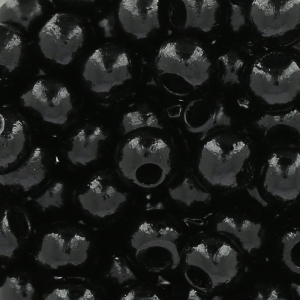 Redondas de madera 4 mm Negro x165