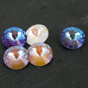 Cabujón Swarovski 1122 Rivoli 12 mm Cristal Verde Ejército DeLite x1