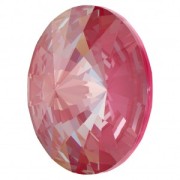 Cabujón Swarovski 1122 Rivoli 12 mm Cristal Loto Rosa DeLite x1