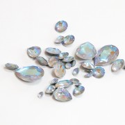 Cabujón Swarovski 1122 Rivoli 14 mm - Cristal Gris Sereno Delite x1