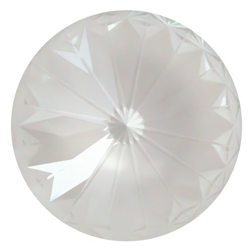 Cabujón Swarovski 1122 Rivoli 12 mm - Cristal Electric White Ignite x1