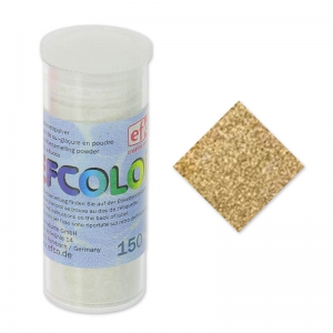 Polvos de esmalte Efcolor Dorado pailleté x10ml