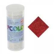 Polvo de esmalte Efcolor Rojo pailleté x10ml|raw }}