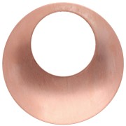 Colgante redondo abombado 68 mm de cobre x1|raw }}
