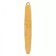 Colgante ovalado 45x6 mm de cobre x1