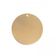 Colgante redondo abombado 29 mm de cobre x1|raw }}