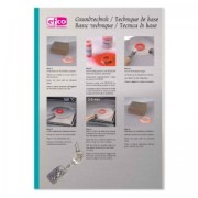 Colgante gota 31x9 mm de cobre x1