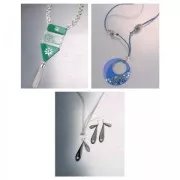 Colgante gota 31x9 mm de cobre x1