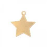 Dije estrella 20x18,5 mm de cobre x1