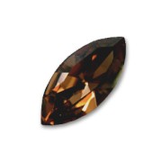 Navette Swarovski 4228 15x7 mm Topacio Ahumado|raw }}