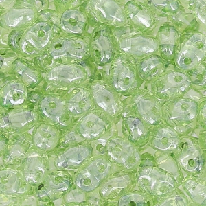 MiniDuo 2x4 mm Luster Transparent Green x10g