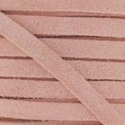 Cordón cuero parecido gamuza 5 mm Light Rose x50cm|raw }}