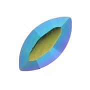 Swarovski 4228 6x3 mm Cristal Scarabaeus Verde lanzaderas x4