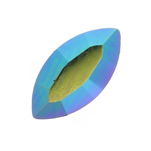 Swarovski 4228 6x3 mm Cristal Scarabaeus Verde lanzaderas x4