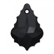 Gota barroca Swarovski 6090 16x11 mm Jet x1