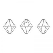 Swarovski 6328 8 mm Verde musgo oscuro colgante peonzas x4