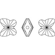 Mariposa Swarovski 5754 6.3 mm Aguamarina x1