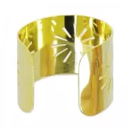 Pulsera para gemelos calada sol 50 mm Dorado con oro fino x1