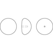 Cabochon Nacré Swarovski 5817 10 mm Perla Verde Iridiscente x1