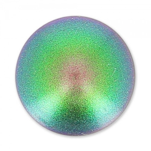 Cabochon Nacré Swarovski 5817 10 mm Perla Verde Scarabaeus x1