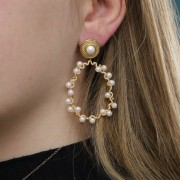 Cabochon Nacré Swarovski 5817 6 mm Perla Blanca Nacarada x1