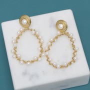 Cabochon Nacré Swarovski 5817 6 mm Perla Blanca Nacarada x1