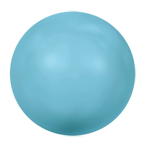 Cabujón Swarovski 5817 10 mm Turquesa Perla x1