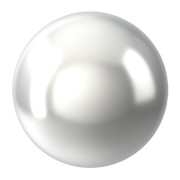 Cabochon Nacré Swarovski 5817 6 mm - Cristal Moonlight Pearl x1