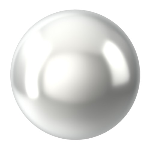 Cabochon Nacré Swarovski 5817 8 mm - Cristal Moonlight Pearl x1