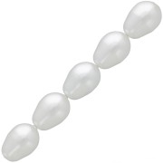 Swarovski Pearls 5821 11x8 mm - Crystal Moonlight Pearl x5
