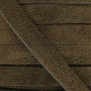 Cordón cuero parecido gamuza 10 mm Marron x50cm|raw }}