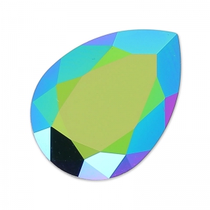 Cabujón Swarovski 4320 8x6 mm Scarabaeus Verde x1