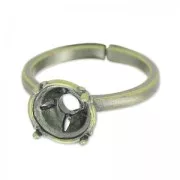 Anillo para cabochon 1028 8 mm bronze x1