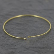 Criollas a decorar 30mmx0.7 mm rodiado x2