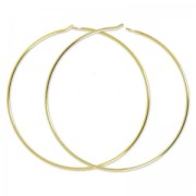 Criollas a decorar 40mmx0.7 mm Dorado con oro fino x2|raw }}