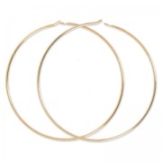 Criollas a decorar 40mmx0.7 mm Dorado con oro fino rose x2|raw }}