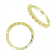 Anillo para cabochon 1028 1.8 mm tamaño 52 dorado x1