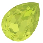 Cabujón Swarovski 4320 18x13 mm - Verde cítrico x1