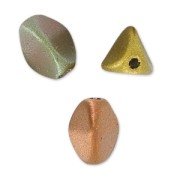 Pinch Beads 5x3 mm Metallic Iris Satin x50