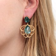 Cabujón Swarovski 4320 18x13 mm - ReCreated Dark Jonquil x1