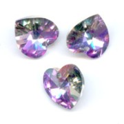 Swarovski 6228 10.3x10 mm Cristal Vitrail Corazones claros x6