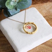 Swarovski 6228 Corazones 10,3x10 mm - Topacio dorado x6