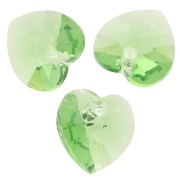 Swarovski 6228 corazones 10,3x10 mm - Peridoto reinventado x6