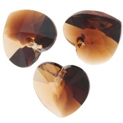 Corazón Swarovski 6228 14.4x14 mm Topacio Blend x1|raw }}