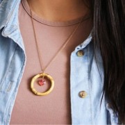 Colgante corazón cristal Swarovski 6228 14.4x14mm Aguamarina Shimmer x1