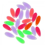 Surtido de peras facetadas 20x8 mm Multicolore x25|raw }}