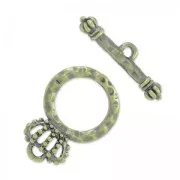 Cierre T corona 23 mm bronce x1