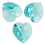 Corazón Swarovski 6228 18x17.5 mm Turquesa claro x1